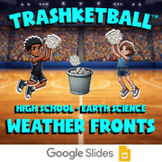 Weather Fronts TRASHKETBALL Game - No Prep Earth Science Review Activity
