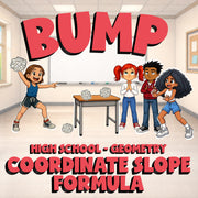 Coordinate Slope Formula BUMP Math Game - No Prep Geometry Review Activity
