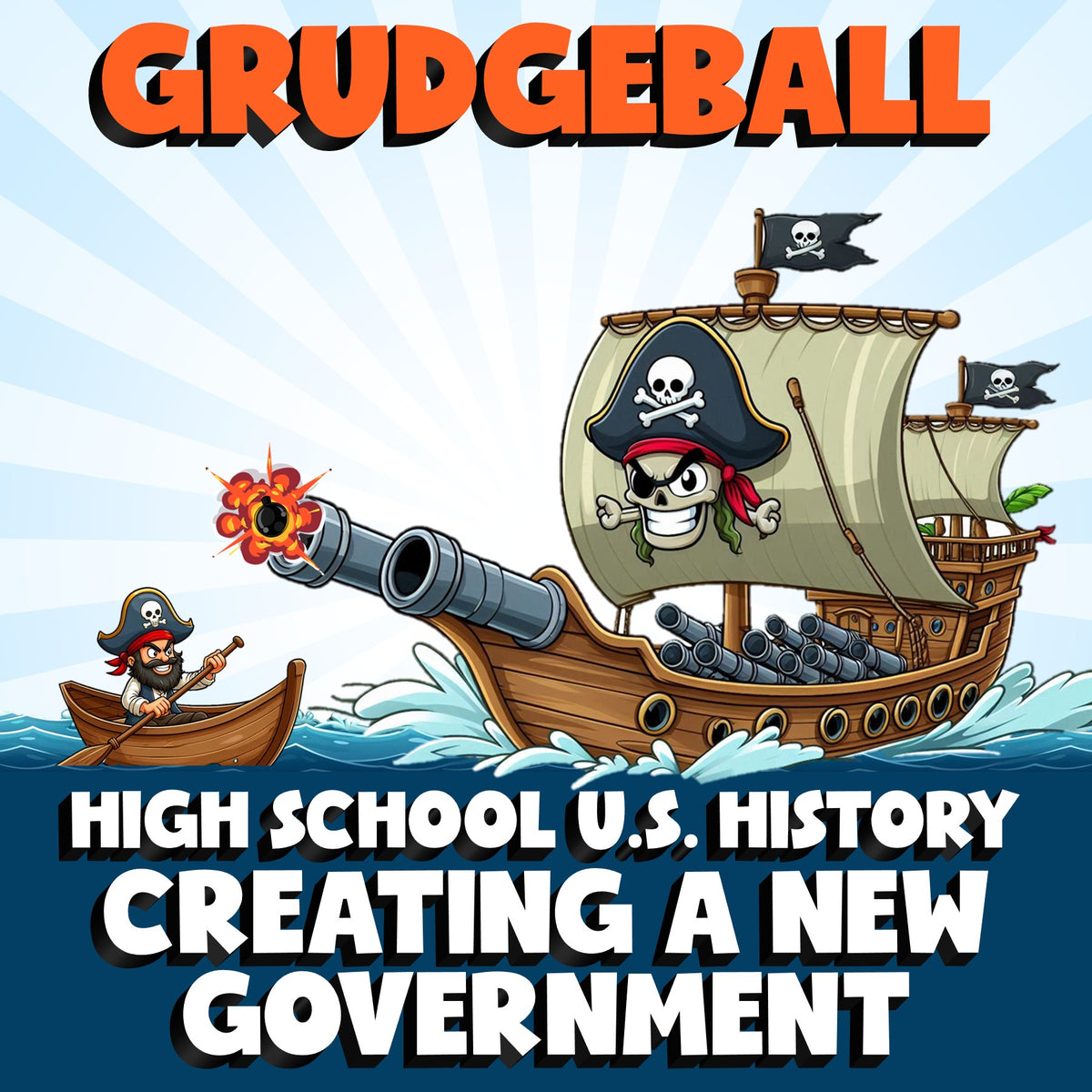 Creating a New Government GRUDGEBALL U.S. History Game - No Prep Review Activity