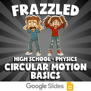 Circular Motion Basics FRAZZLED Science Game - No Prep Physics Review Activity