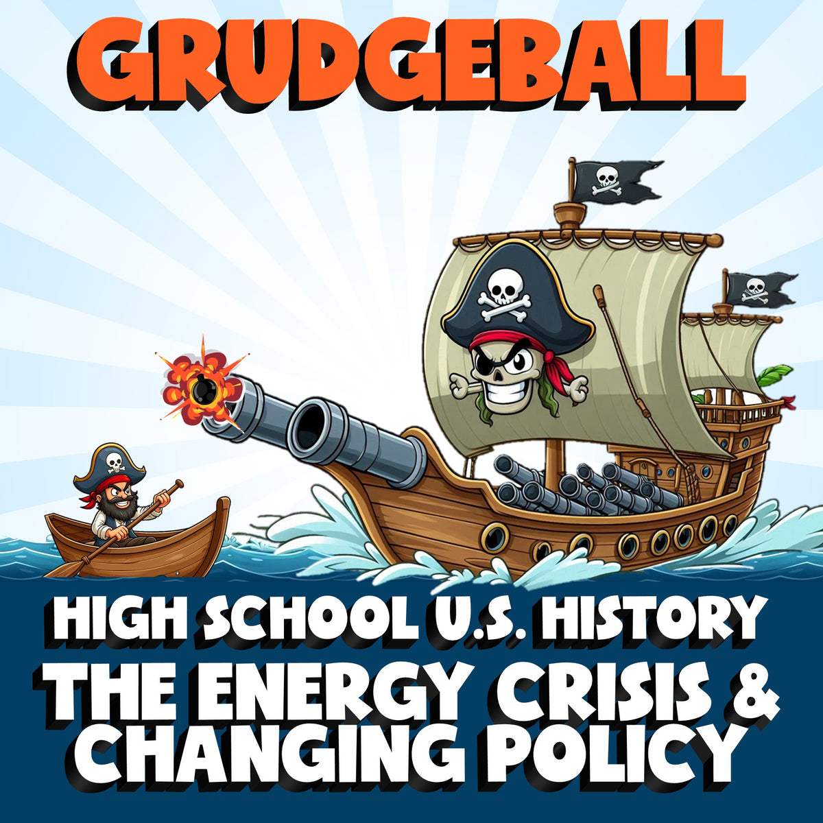 The Energy Crisis & Changing Policy GRUDGEBALL U.S. History Game - No Prep