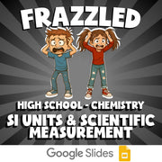 SI Units & Scientific Measurement FRAZZLED Science Game - No Prep Chemistry