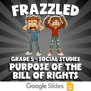 Purpose of the Bill of Rights FRAZZLED Socials Game - No Prep Grade 5 Review