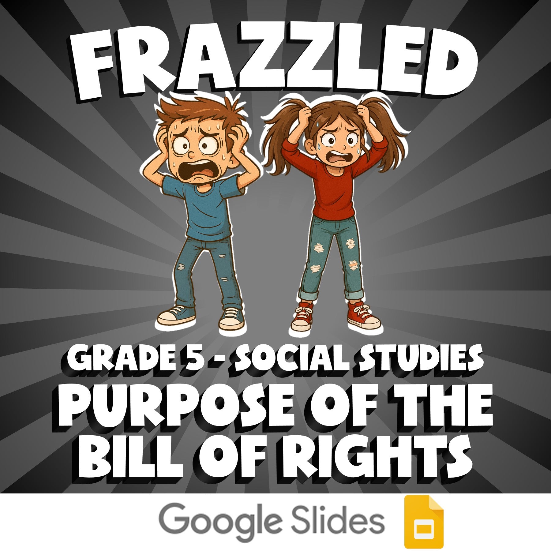 Purpose of the Bill of Rights FRAZZLED Socials Game - No Prep Grade 5 Review