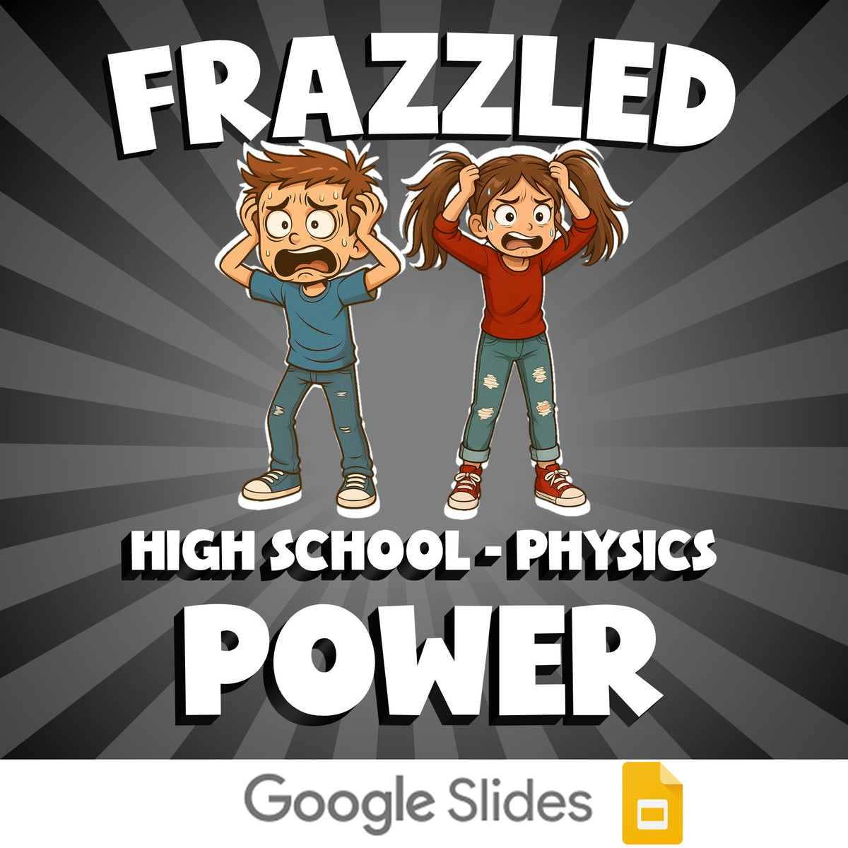 Power FRAZZLED Science Game - No Prep Physics Review Activity