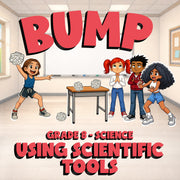 Using Scientific Tools BUMP Science Game - No Prep Grade 8 Review Activity
