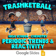 Periodic Trends & Reactivity TRASHKETBALL Science Game - No Prep Chemistry