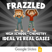 Ideal vs Real Gases FRAZZLED Science Game - No Prep Chemistry Review Activity