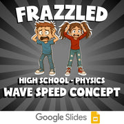 Wave Speed Concept FRAZZLED Science Game - No Prep Physics Review Activity