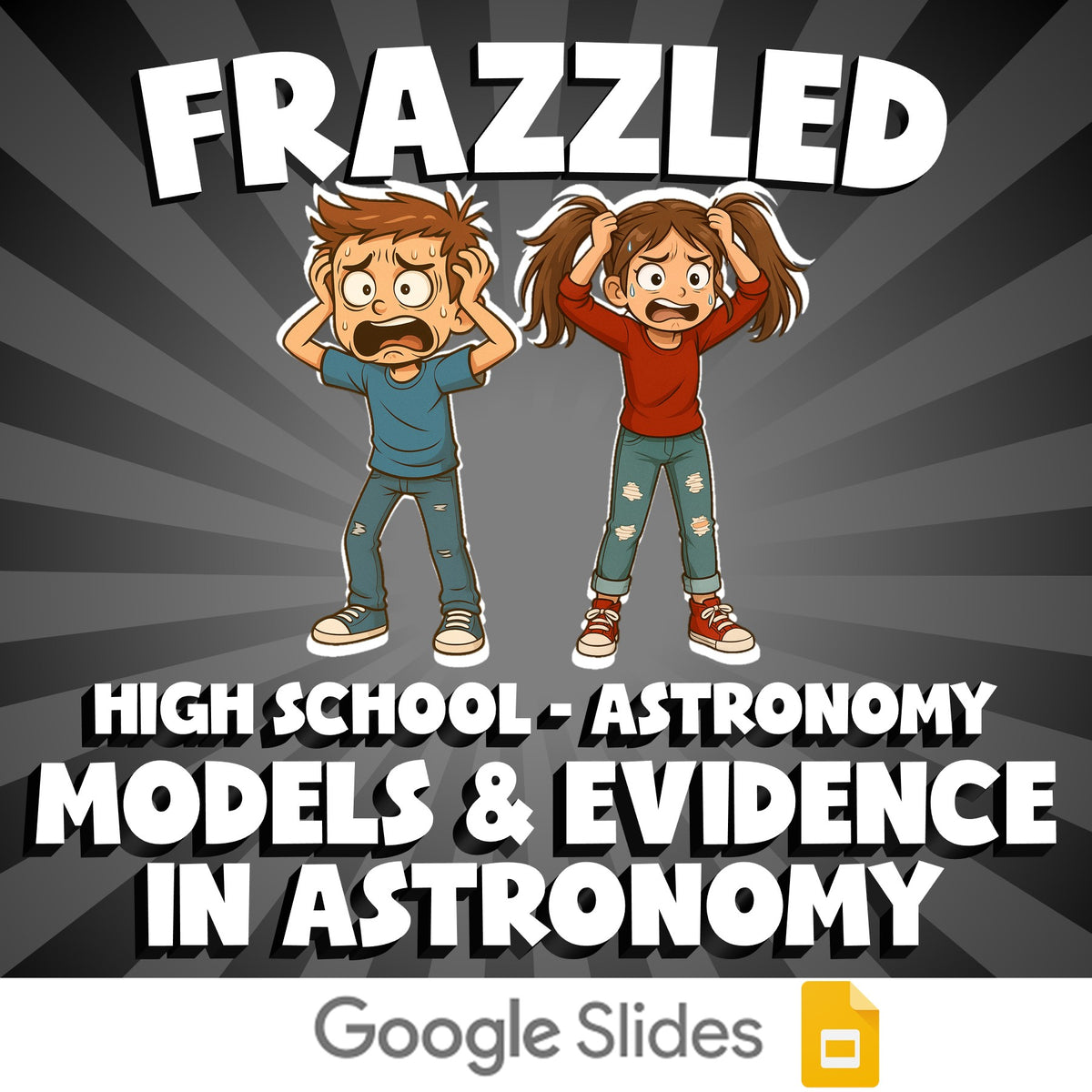 Models & Evidence in Astronomy FRAZZLED Science Game - No Prep Astronomy Review