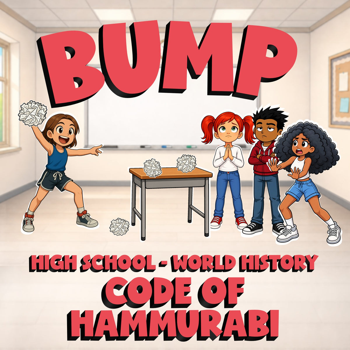 Code of Hammurabi BUMP Game - No Prep World History Review Activity