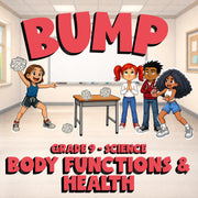 Body Functions & Health BUMP Science Game - No Prep Grade 9 Review Activity