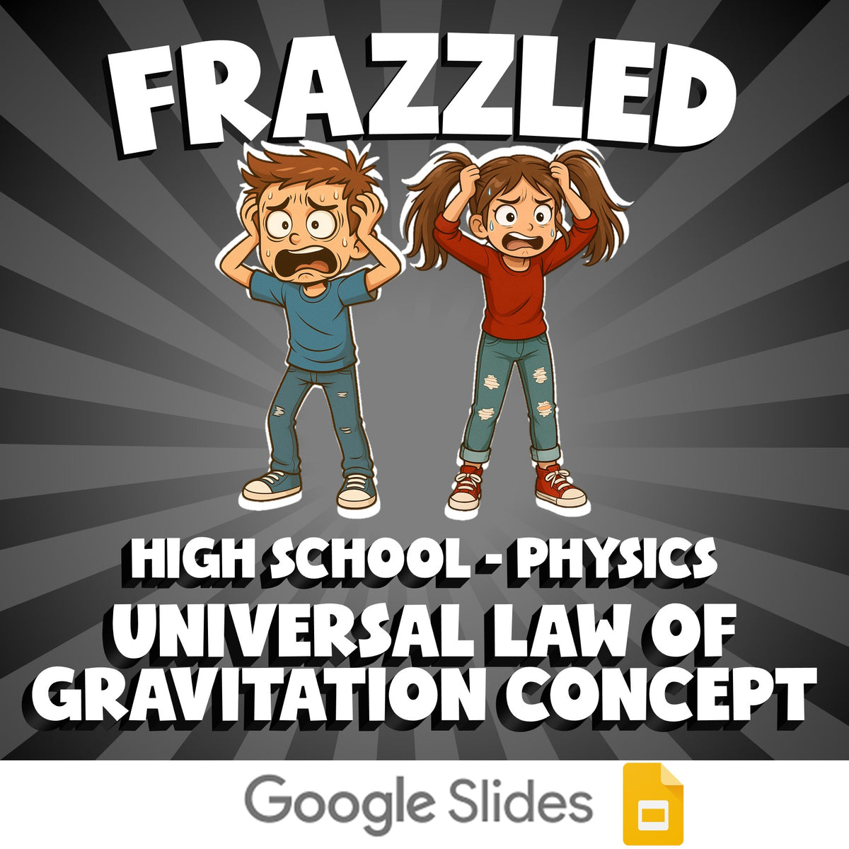 Universal Law of Gravitation Concept FRAZZLED Science Game - No Prep Physics