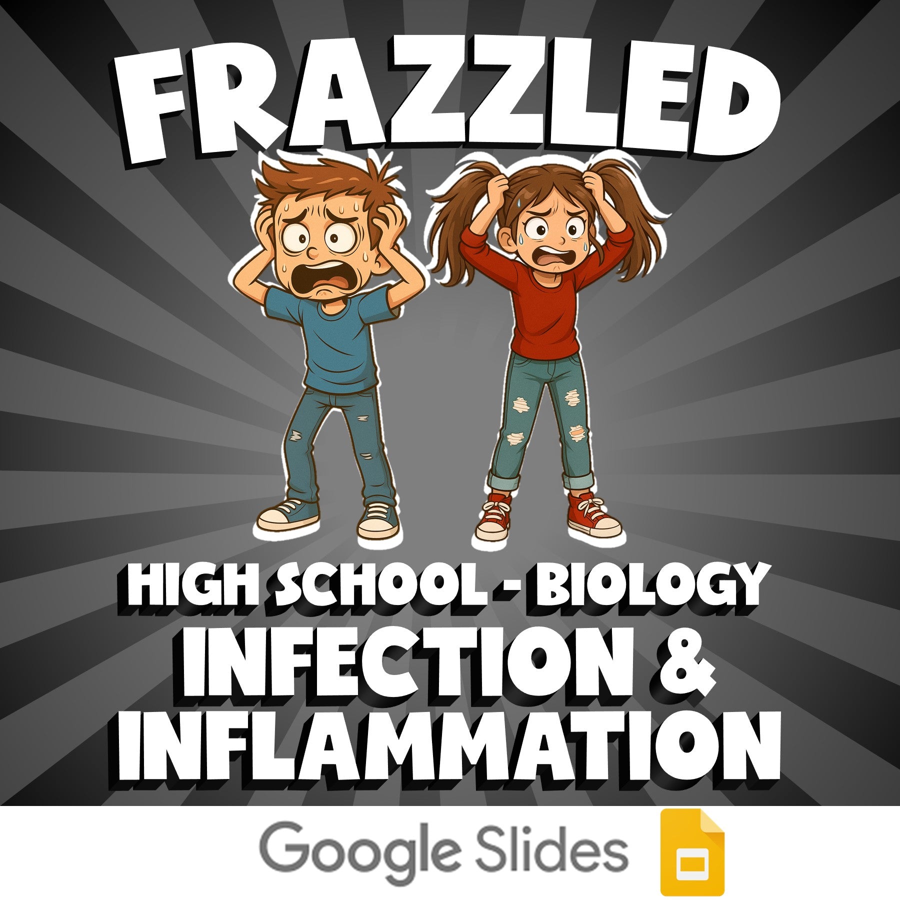 Infection & Inflammation FRAZZLED Science Game - No Prep Biology Review Activity