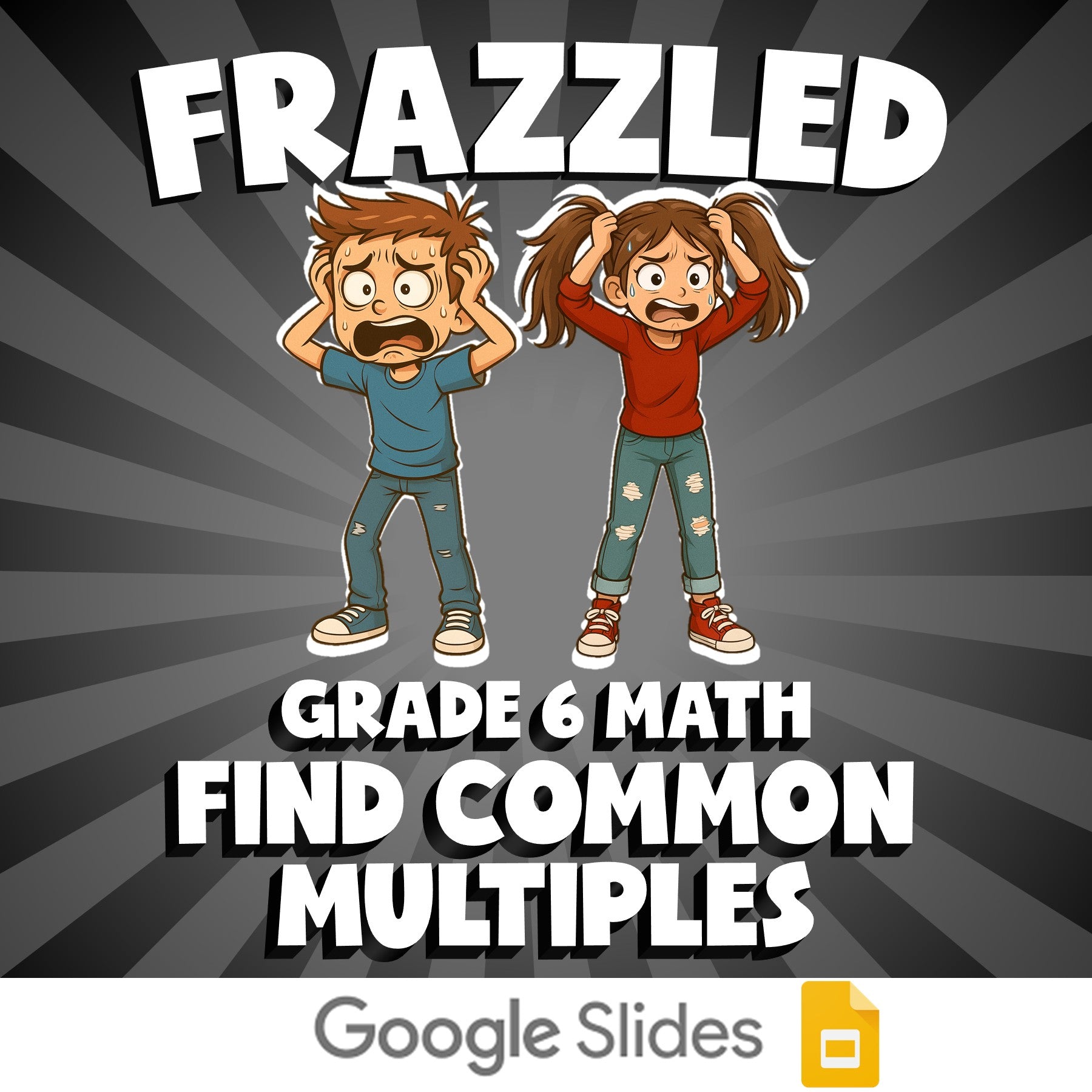 Find Common Multiples FRAZZLED Math Game - No Prep Grade 6 Review Activity