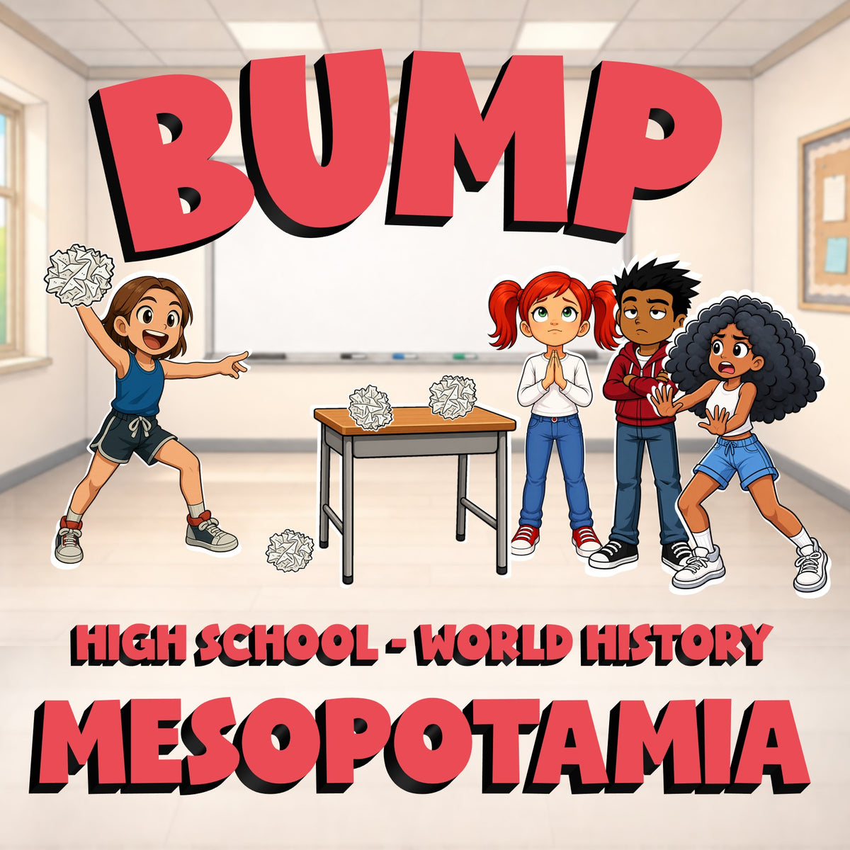Mesopotamia BUMP Game - No Prep World History Review Activity