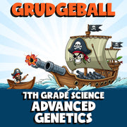 Advanced Genetics GRUDGEBALL Science Game - No Prep Grade 7 Review Activity
