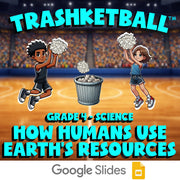 How Humans Use Earth’s Resources TRASHKETBALL Science Game - No Prep Grade 4