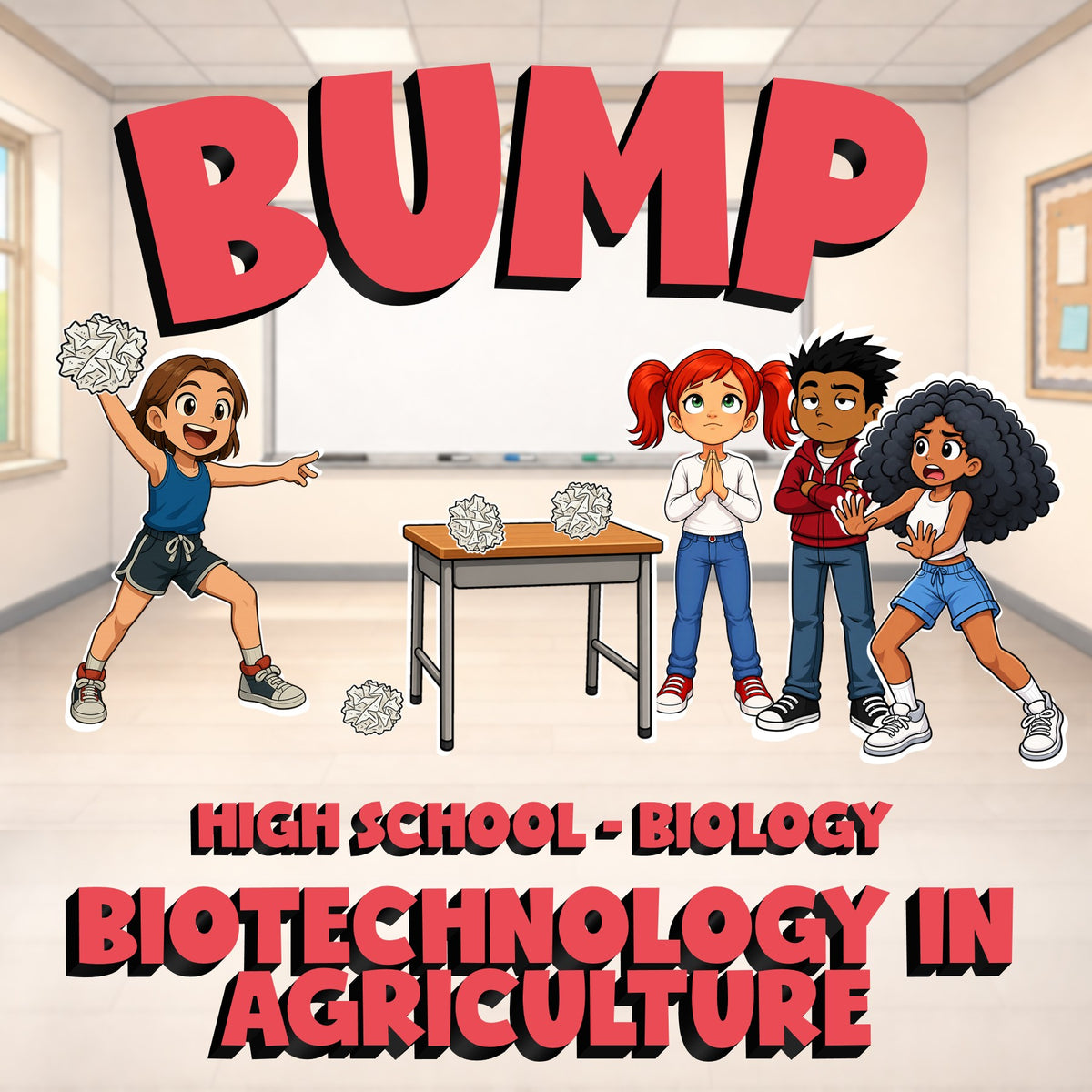 Biotechnology in Agriculture BUMP Science Game - No Prep Biology Review Activity
