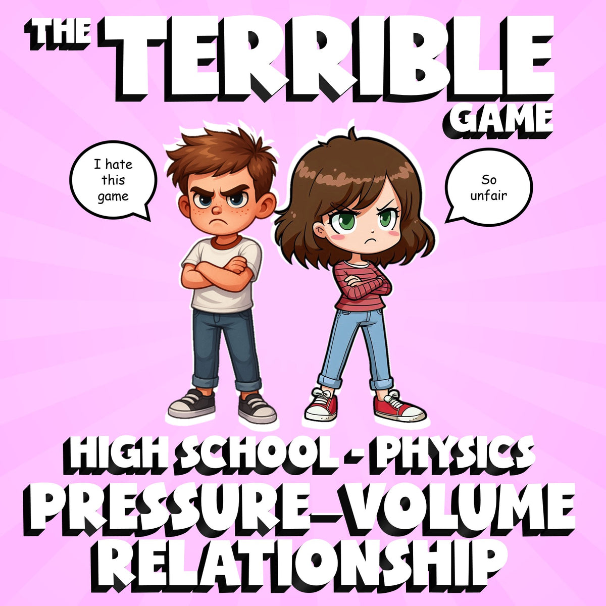 Pressure–Volume Relationship THE TERRIBLE GAME - No Prep Physics Science Review