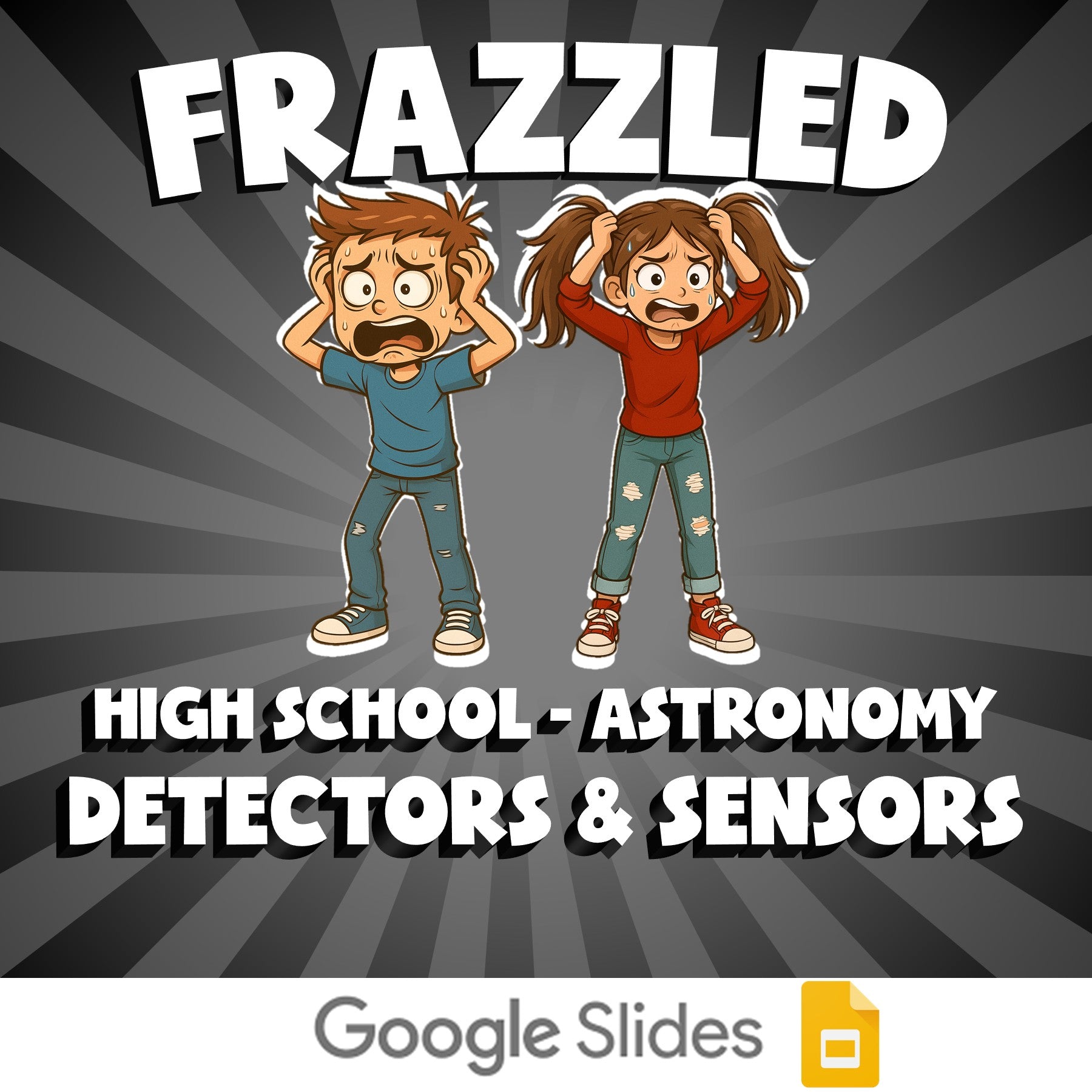 Detectors & Sensors FRAZZLED Science Game - No Prep Astronomy Review Activity