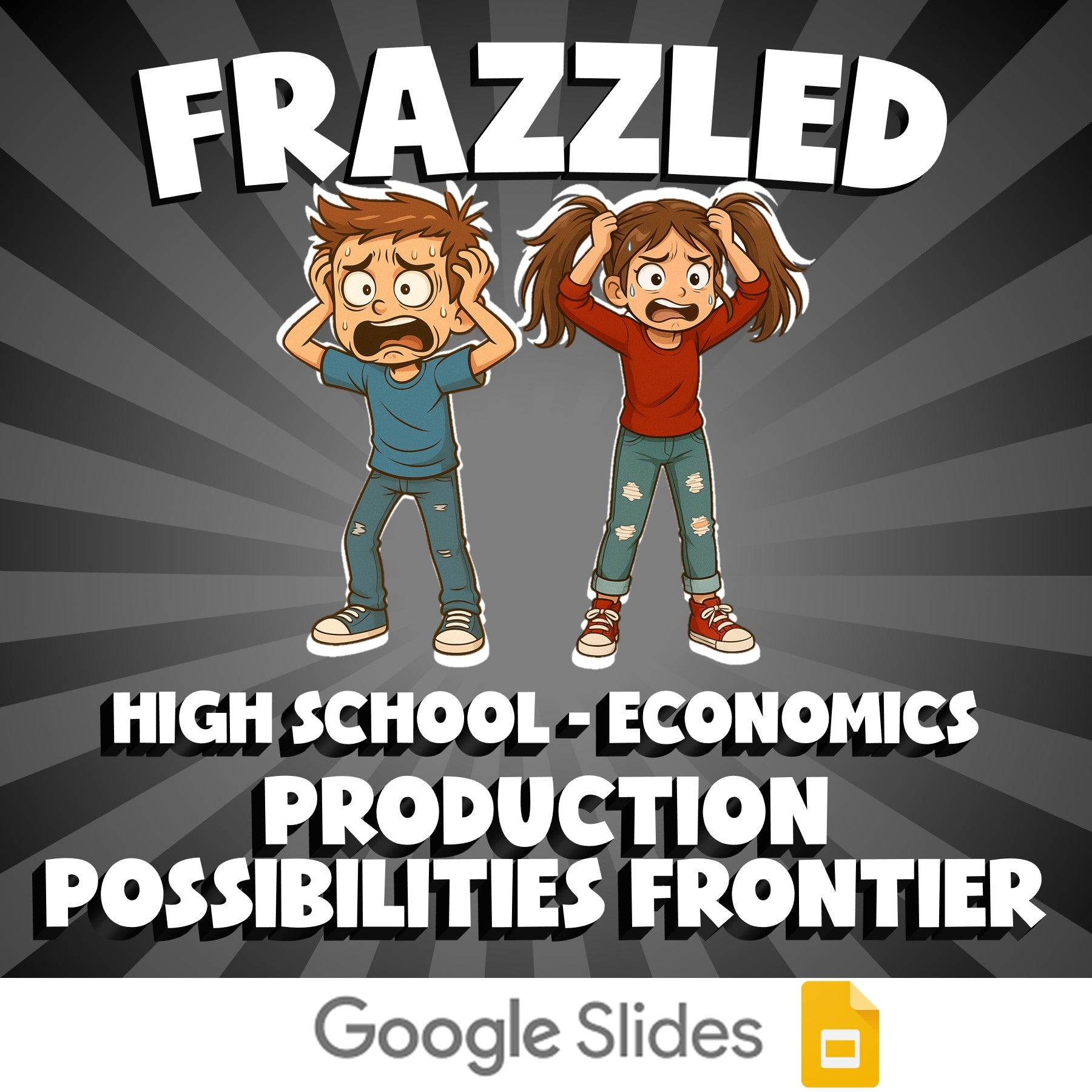 Production Possibilities Frontier FRAZZLED Economics Game - No Prep Review