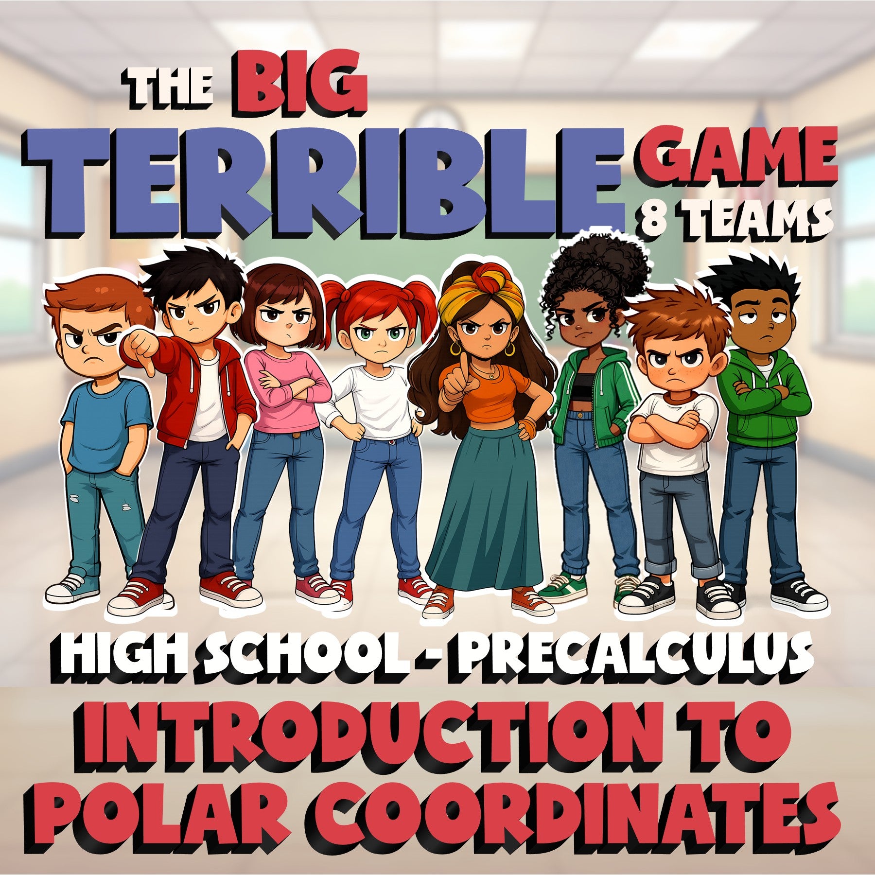 Introduction to Polar Coordinates BIG TERRIBLE GAME - PreCalculus Math Review