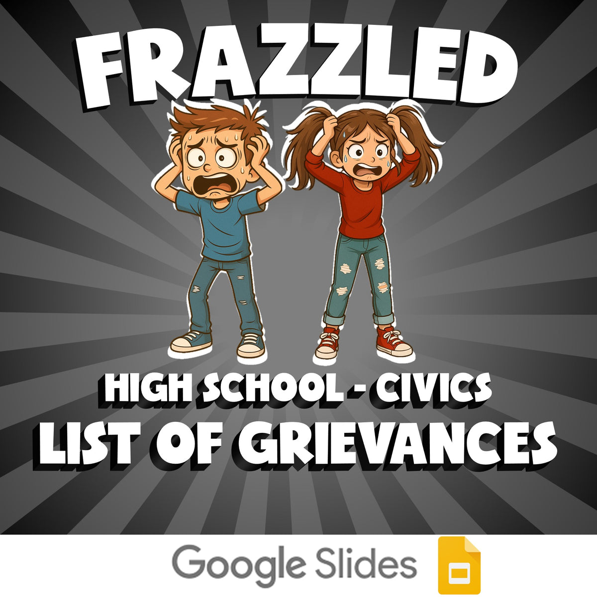 List of Grievances FRAZZLED Civics Game - No Prep Review Activity
