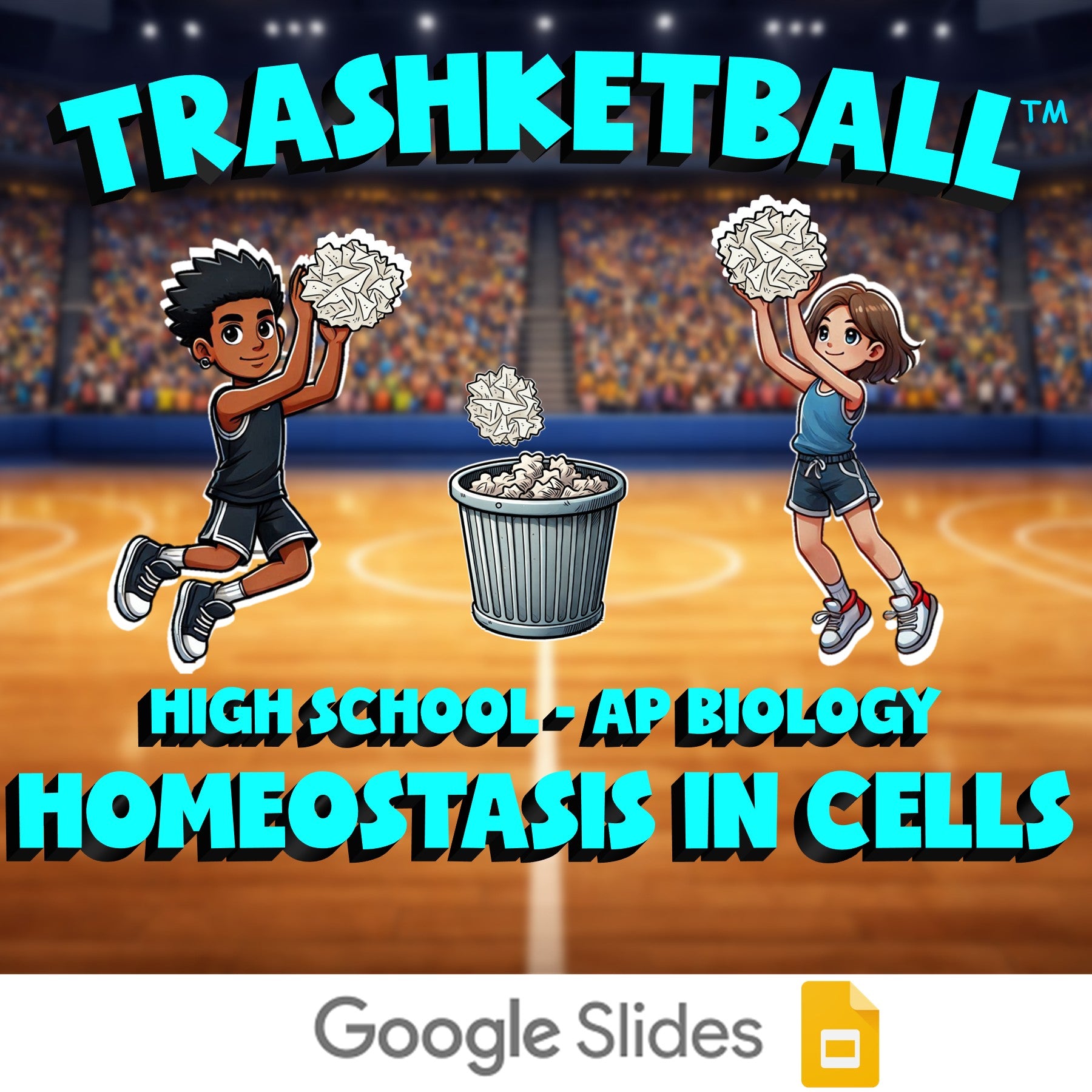 Homeostasis in Cells TRASHKETBALL Science Game - No Prep AP Biology Review