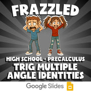Trig Multiple Angle Identities FRAZZLED Math Game - No Prep PreCalculus Review