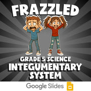 Integumentary System FRAZZLED Science Game - No Prep Grade 5 Review Activity