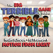 Motion from Light BIG TERRIBLE GAME - No Prep Astronomy Science Review Activity