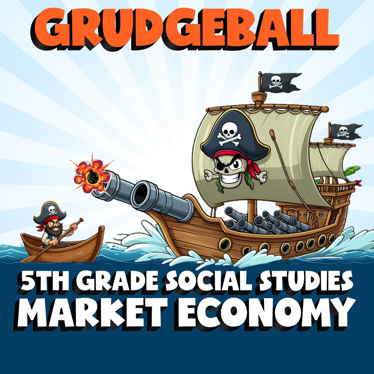 Market Economy GRUDGEBALL Socials Game - No Prep Grade 5 Review Activity