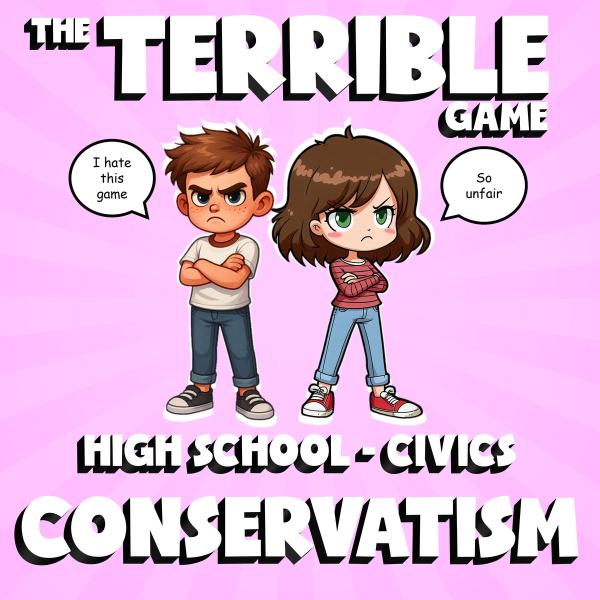 Conservatism THE TERRIBLE GAME - No Prep Civics Review Activity