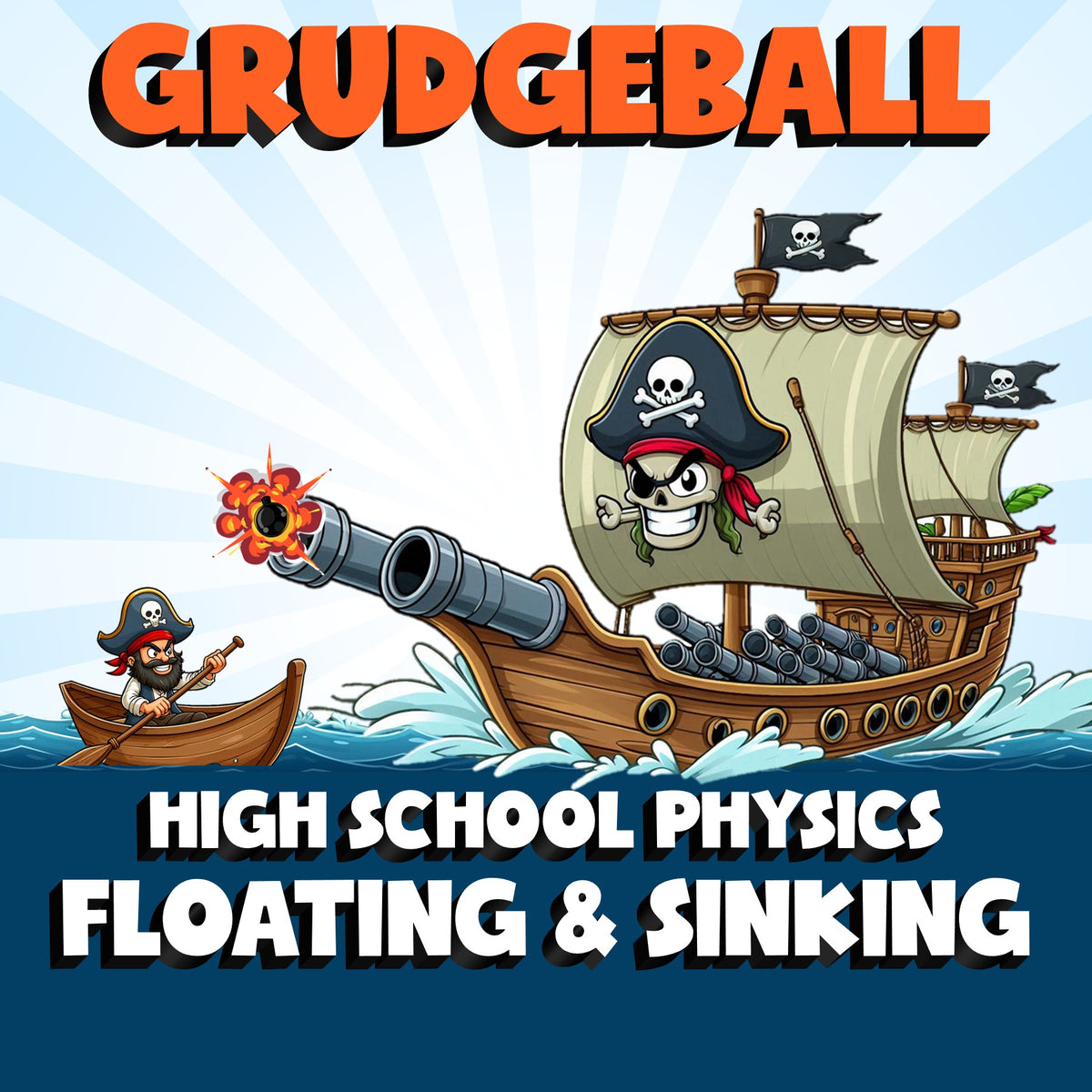 Floating & Sinking GRUDGEBALL Science Game - No Prep Physics Review Activity