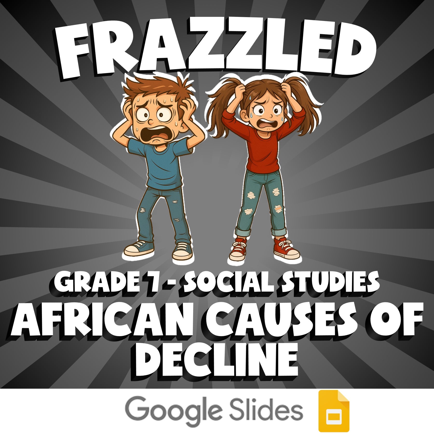 African Causes of Decline FRAZZLED Socials Game - No Prep Grade 7 Review