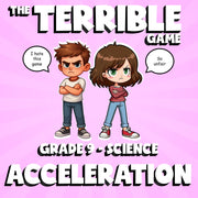 Acceleration THE TERRIBLE GAME - No Prep Grade 9 Science Review Activity