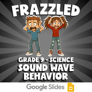Sound Wave Behavior FRAZZLED Science Game - No Prep Grade 9 Review Activity