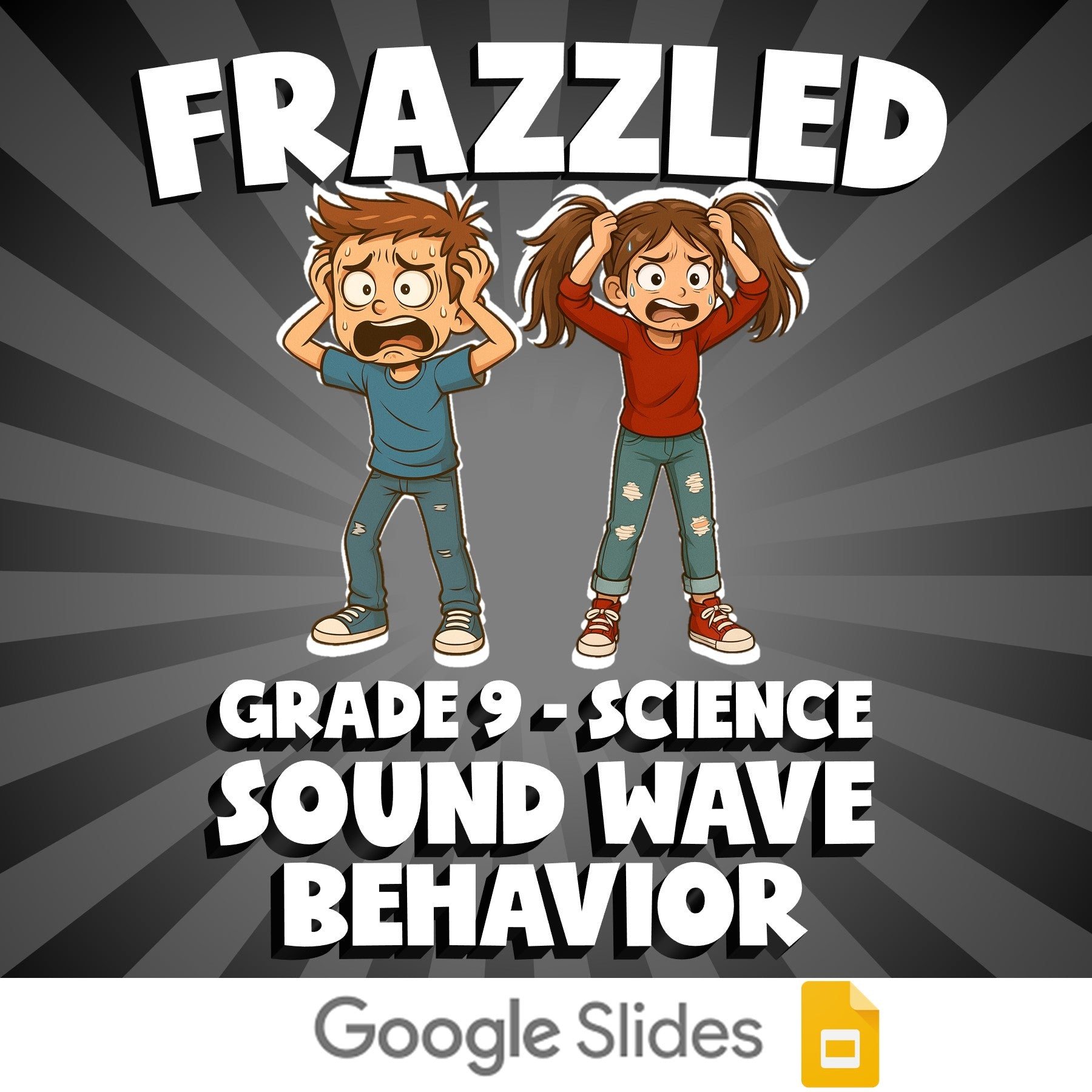 Sound Wave Behavior FRAZZLED Science Game - No Prep Grade 9 Review Activity