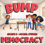 Democracy BUMP Socials Game - No Prep Grade 8 Review Activity