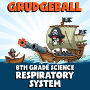 Respiratory System GRUDGEBALL Science Game - No Prep Grade 8 Review Activity