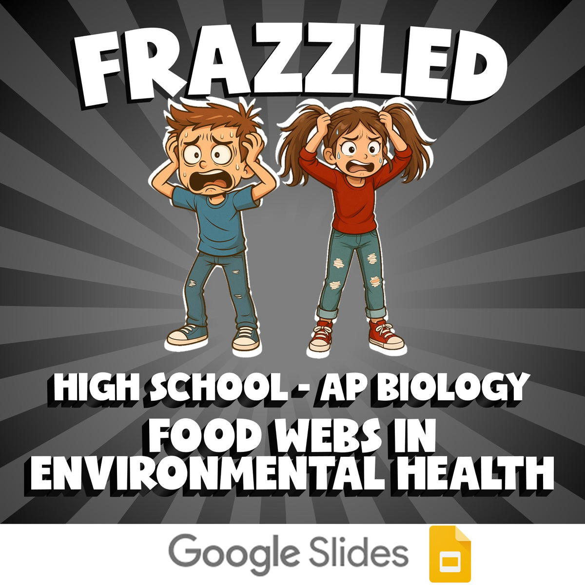 Food Webs in Environmental Health FRAZZLED Science Game - No Prep AP Biology
