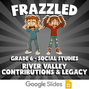 River Valley Contributions & Legacy FRAZZLED Socials Game - No Prep Grade 6