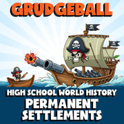 Permanent Settlements GRUDGEBALL Game - No Prep World History Review Activity