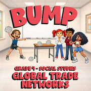 Global Trade Networks BUMP Socials Game - No Prep Grade 4 Review Activity