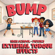 External Torque Effects BUMP Science Game - No Prep Physics Review Activity