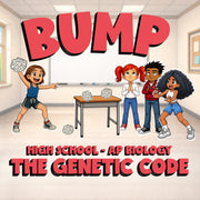 The Genetic Code BUMP Science Game - No Prep AP Biology Review Activity
