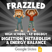 Digestion, Metabolism & Energy Balance FRAZZLED Science Game - AP Biology