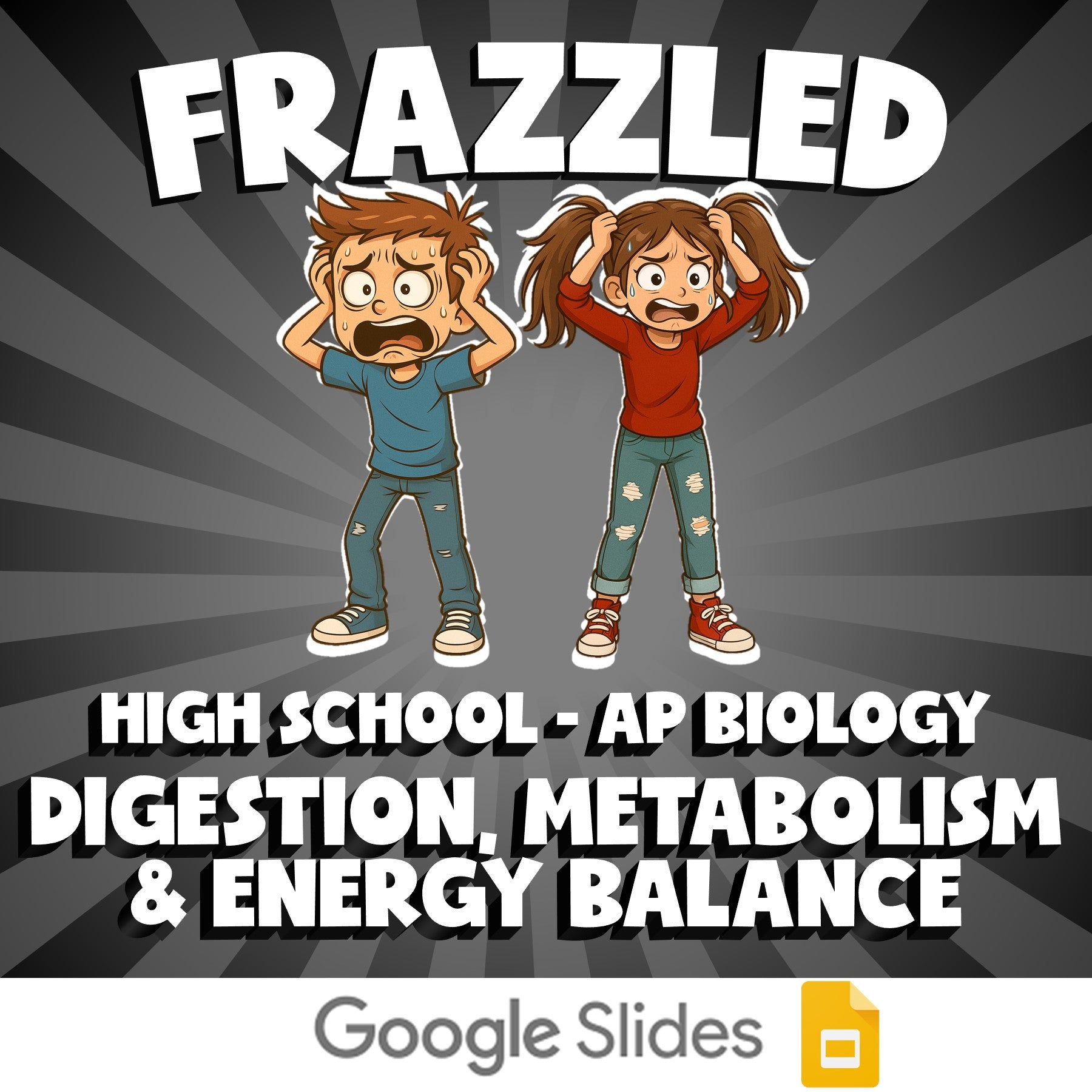 Digestion, Metabolism & Energy Balance FRAZZLED Science Game - AP Biology
