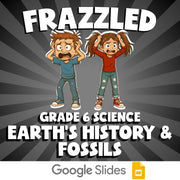 Earth's History & Fossils FRAZZLED Science Game - No Prep Grade 6 Review